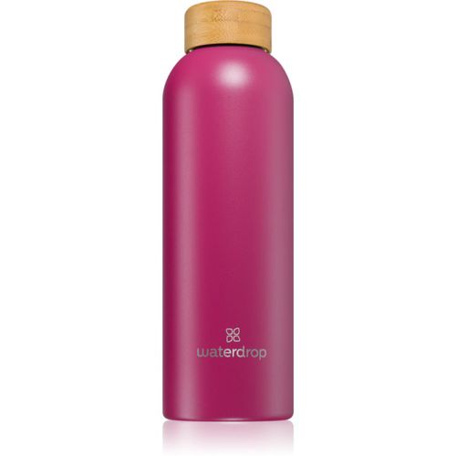 Thermo Steel botella de acero inoxidable para agua color Pink Matt 600 ml - Waterdrop - Modalova