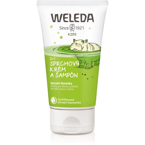 Kids Cheerful Lime crema de ducha y champú para niños 2 en 1 150 ml - Weleda - Modalova