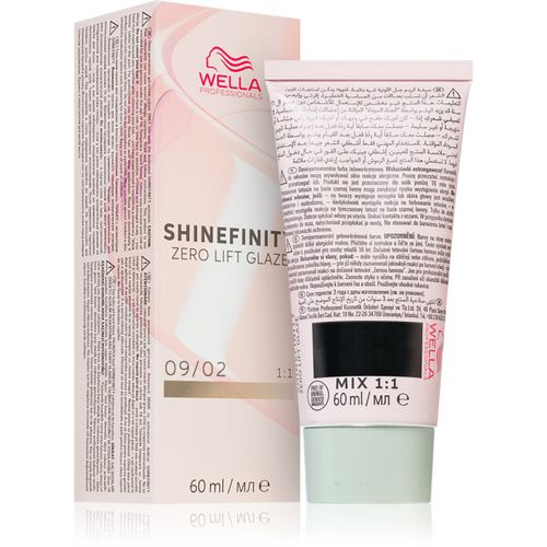 Shinefinity Zero Lift Glaze colorazione semi-permanente per capelli colore 09/02 - Soft Sage 60 ml - Wella Professionals - Modalova