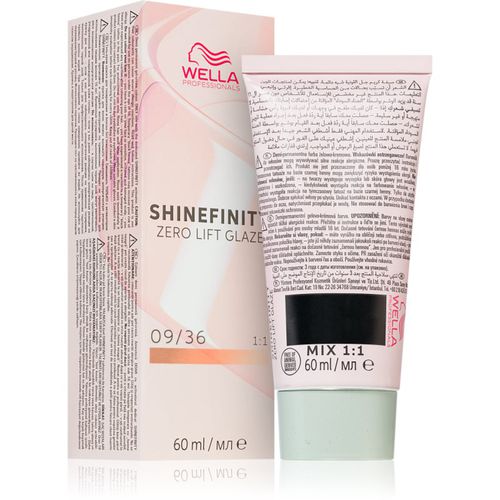 Shinefinity Zero Lift Glaze colorazione semi-permanente per capelli colore 09/36 - Vanilla Glaze 60 ml - Wella Professionals - Modalova