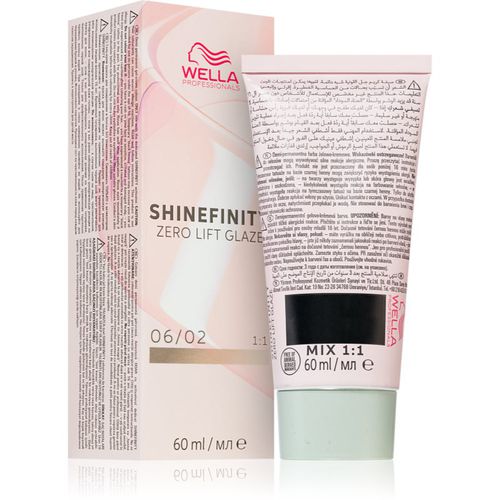 Shinefinity Zero Lift Glaze tinte semi-permanente para el cabello tono 06/02 - Dark Sage 60 ml - Wella Professionals - Modalova