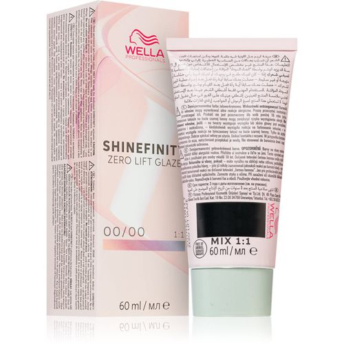 Shinefinity Zero Lift Glaze tinte semi-permanente para el cabello tono 00/00 - Crystal Glaze 60 ml - Wella Professionals - Modalova