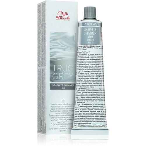 True Gray crema colorata per capelli grigi Graphite Shimmer Dark 60 ml - Wella Professionals - Modalova