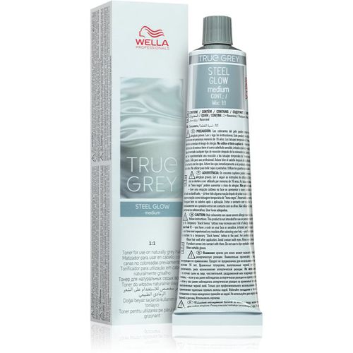 True Gray crema colorata per capelli grigi Steel Glow Medium 60 ml - Wella Professionals - Modalova