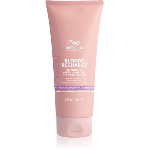 Invigo Blonde Recharge acondicionador violeta neutralizante para tonos amarillos 200 ml - Wella Professionals - Modalova