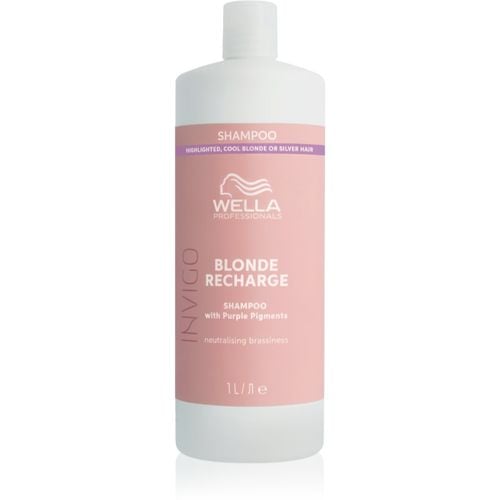 Invigo Blonde Recharge champú para cabello rubio neutralizante para tonos amarillos 1000 ml - Wella Professionals - Modalova