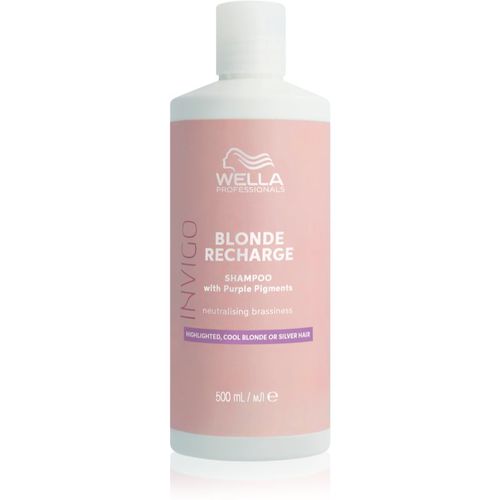 Invigo Blonde Recharge champú para cabello rubio neutralizante para tonos amarillos 500 ml - Wella Professionals - Modalova