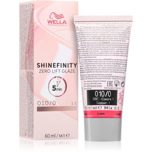 Shinefinity Zero Lift Glaze tinte semi-permanente para el cabello tono 010/0 Lightest Blonde Natural 60 ml - Wella Professionals - Modalova