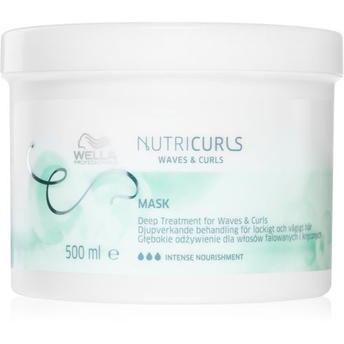 Nutricurls Waves & Curls glättende Maske für welliges und lockiges Haar 500 ml - Wella Professionals - Modalova