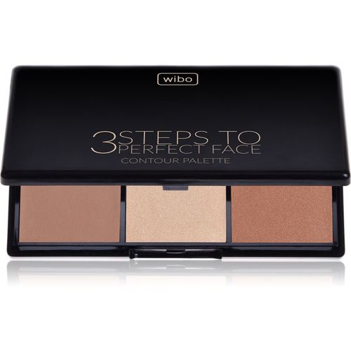 Steps To Perfect Face Dark paleta para contorno de rostro para el rostro 10 g - Wibo - Modalova