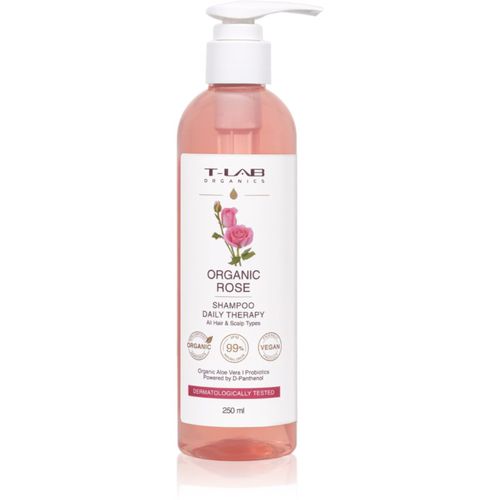 Organic Rose Daily Therapy Shampoo champú calmante para todo tipo de cabello 250 ml - T-LAB Organics - Modalova