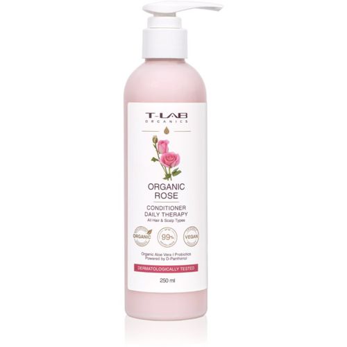 Organic Rose Daily Therapy Conditioner acondicionador hidratante y nutritivo para uso diario 250 ml - T-LAB Organics - Modalova