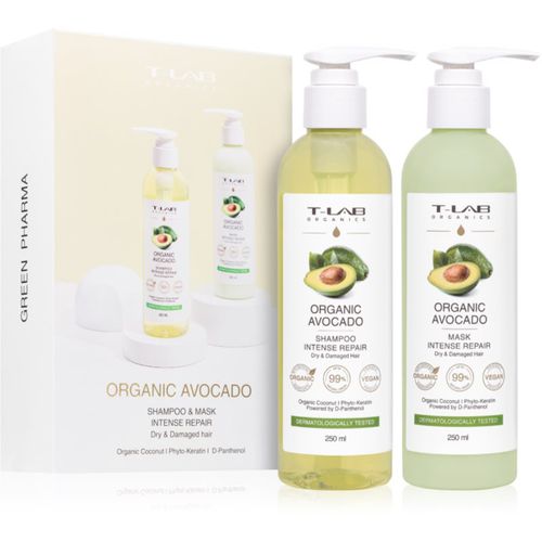 Organic Avocado Set confezione regalo (per capelli rovinati e secchi) - T-LAB Organics - Modalova