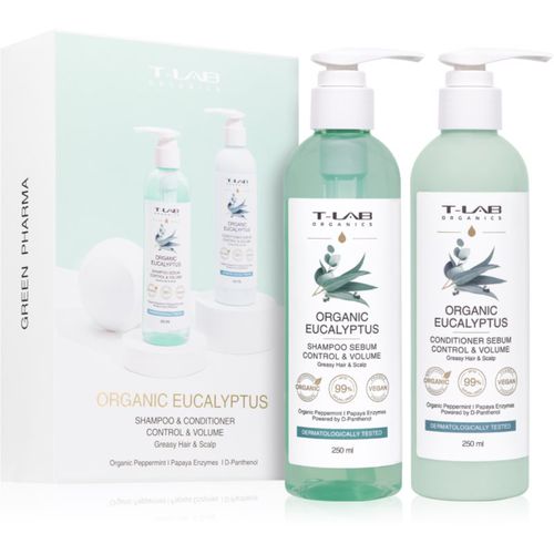 Organic Eucalyptus Set confezione regalo (per capelli e cuoio capelluto grassi) - T-LAB Organics - Modalova