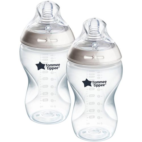 Natural Start Anti-Colic biberon autosterilizzante Medium Flow 3 m+ 2x340 ml - Tommee Tippee - Modalova