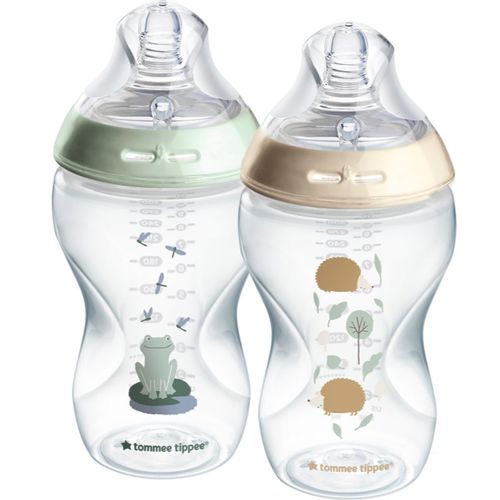 Natural Start Anti-Colic biberón autoesterilizador Nature Medium Flow 3 m+ 2x340 ml - Tommee Tippee - Modalova