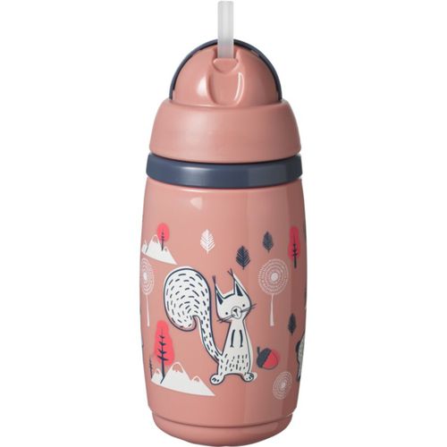 Superstar Insulated Straw Pink tazza con cannuccia per bambini 12m+ 266 ml - Tommee Tippee - Modalova