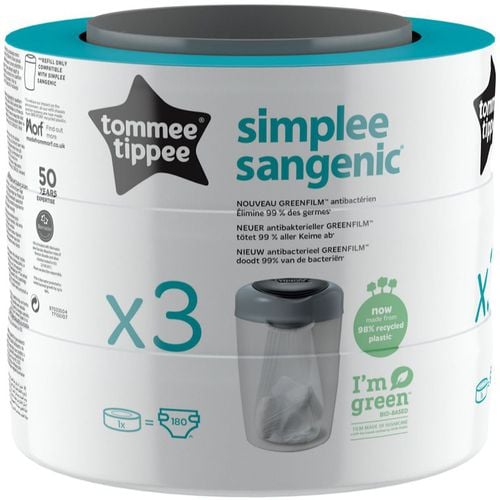 Simplee cartuccia di ricambio 3 pz - Tommee Tippee - Modalova