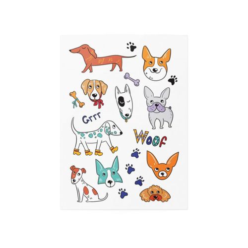 Temporary Tattoos Dogs tattoo für Kinder wasserbeständiges 1 St - TATTonMe - Modalova