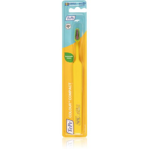 Colour Compact X-Soft spazzolino da denti Yellow 1 pz - TePe - Modalova