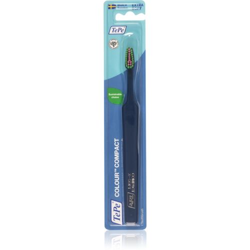 Colour Compact Extra Soft cepillo de dientes Dark Blue 1 ud - TePe - Modalova
