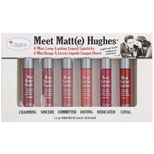 Meet Matt(e) Hughes Mini Kit Set mit flüssigen Lippenstiften für einen langanhaltenden Effekt - theBalm - Modalova