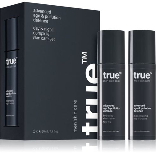 Day & night complete skin care set kit per la cura del viso (giorno e notte) per uomo - true men skin care - Modalova