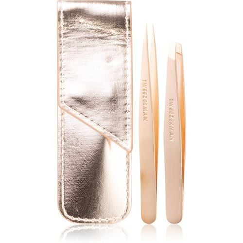 Professional kit da viaggio per sopracciglia colore Rose Gold - Tweezerman - Modalova