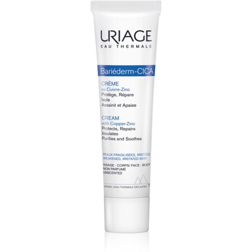 Bariéderm Cica-Cream with Copper-Zinc crema reparadora con cobre y zinc con pantenol 40 ml - Uriage - Modalova