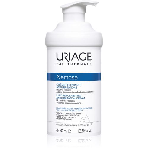 Xémose Lipid-Replenishing Anti-Irritation Cream crema calmante relipidante para pieles muy secas, sensibles y atópicas 400 ml - Uriage - Modalova