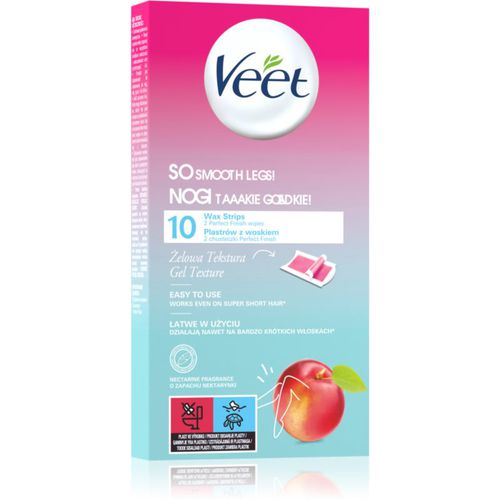 So Smooth Nectarine strisce depilatorie con cera 10 pz - Veet - Modalova