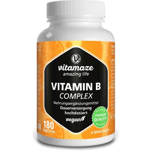 Vitamin B-Komplex hochdosiert Vitamin B-Komplex 180 TABL - Vitamaze - Modalova