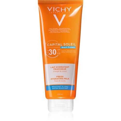 Capital Soleil Beach Protect leche hidratante protectora para rostro y cuerpo SPF 30 300 ml - Vichy - Modalova