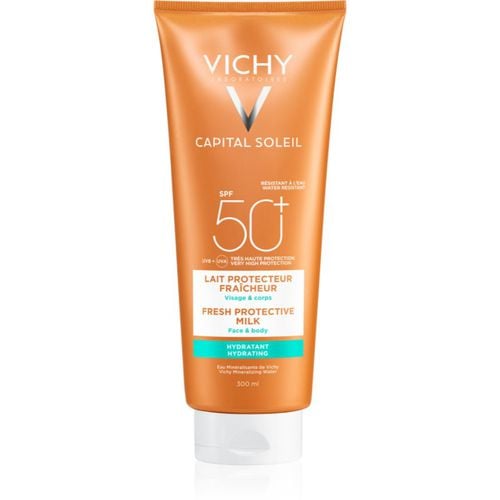 Capital Soleil leche protectora de cuerpo y rostro SPF 50+ 300 ml - Vichy - Modalova