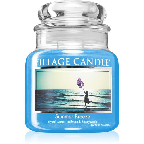 Summer Breeze candela profumata (Glass Lid) 389 g - Village Candle - Modalova