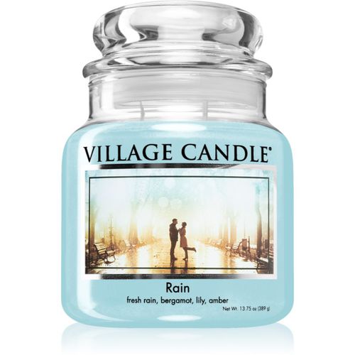 Rain candela profumata (Glass Lid) 389 g - Village Candle - Modalova