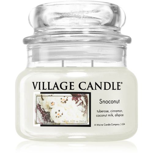 Snoconut candela profumata (Glass Lid) 262 g - Village Candle - Modalova