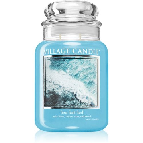 Sea Salt Surf candela profumata (Glass Lid) 602 g - Village Candle - Modalova