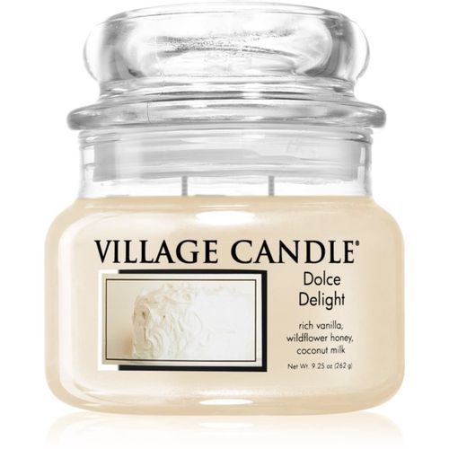 Dolce Delight candela profumata (Glass Lid) 262 g - Village Candle - Modalova