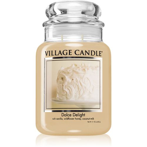 Dolce Delight candela profumata (Glass Lid) 602 g - Village Candle - Modalova