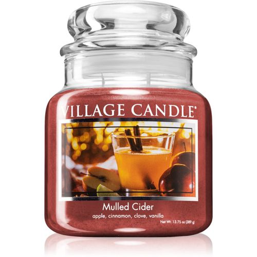 Mulled Cider candela profumata (Glass Lid) 389 g - Village Candle - Modalova