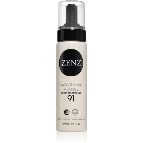 Sweet Orange No. 91 espuma fijadora para cabello maltratado o dañado 200 ml - ZENZ Organic - Modalova