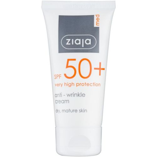 Protecting UVA + UVB Antifalten Sonnencreme SPF 50+ 50 ml - Ziaja Med - Modalova