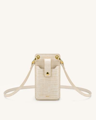 Quinn Phone Borsa- Ivory Cocco - JW PEI - Modalova