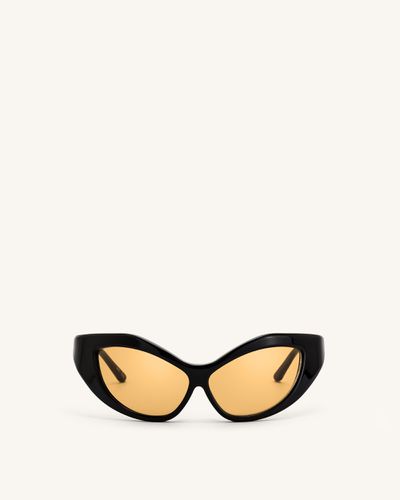 Clarissa Cat-Eye Sonnenbrille - Schwarz - JW PEI - Modalova