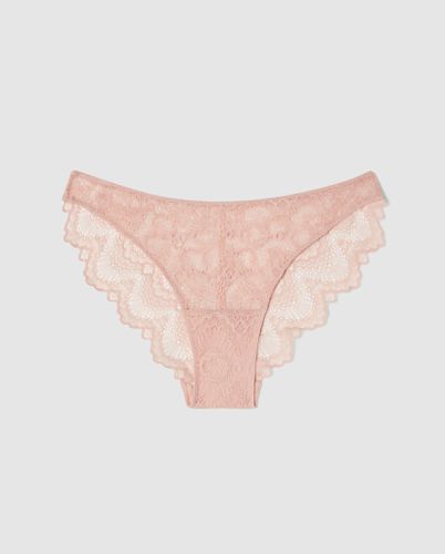 Lace Bikini Briefs Nude - Understatement - Modalova