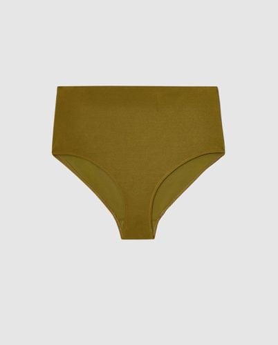 Highwaist Bikini Briefs - | Swimwear - Swim Bottoms / Bikini Briefs - ECONYL® Regenerated Polyamide - Understatement - Modalova