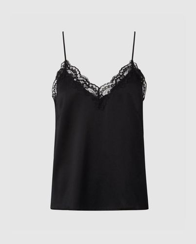 Silk Lace Camisole Black - Understatement - Modalova