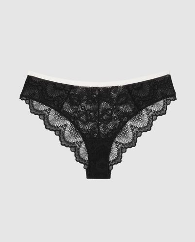 Lace Cheeky Black/White | Panties - Panties / Cheeky - Understatement - Modalova