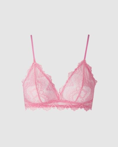 Lace Triangle Bralette - | Bralettes - Bralettes / Triangle Bralette - Polyamide - Understatement - Modalova